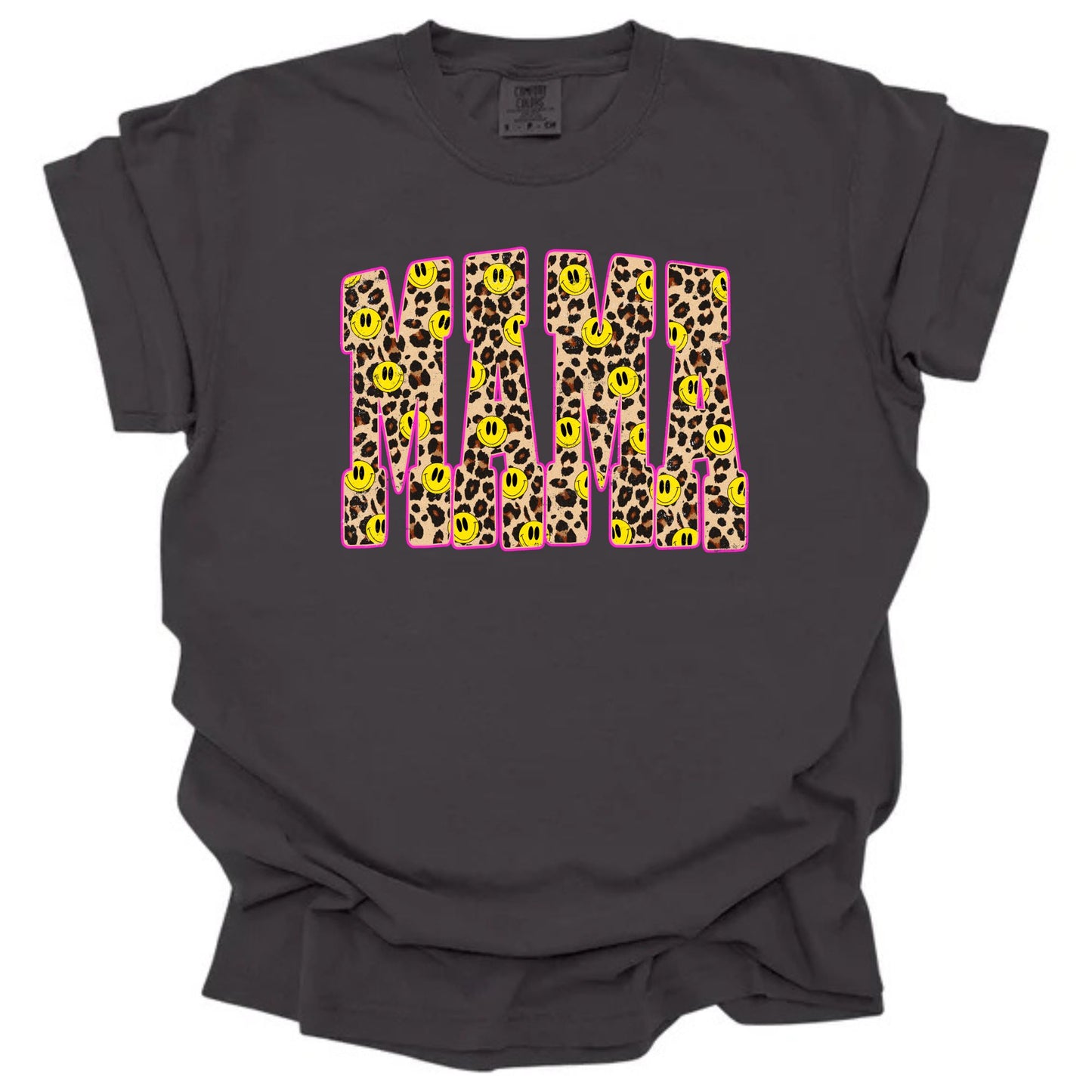 Smiley Cheetah Print Mama