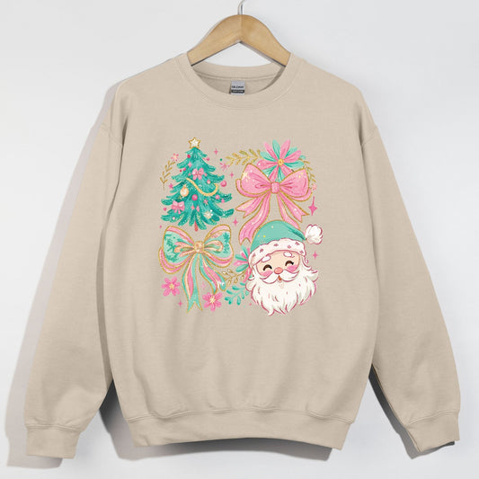 Sparkling Pastel Christmas Collage