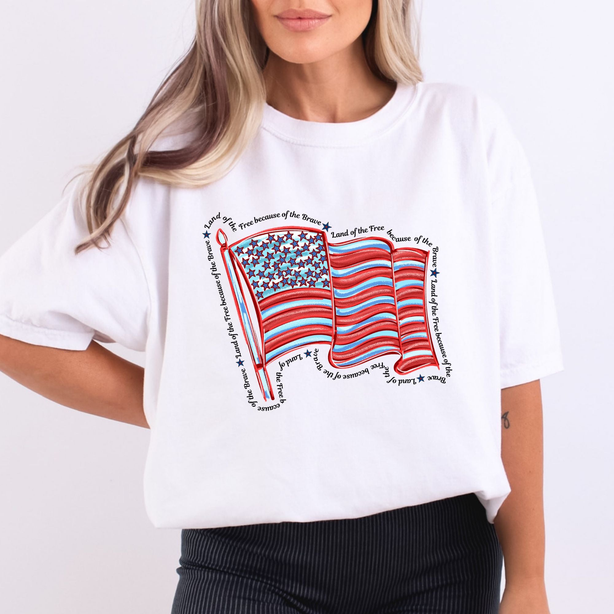Vibrant Preppy Flag – Ever After Boutique